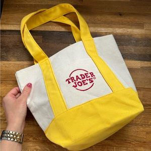 RARE Yellow Trader Joe's Mini Tote!